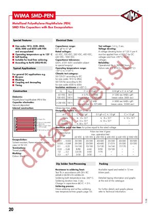 SMDPEN-1812-0.022/100/10 BP330 datasheet  